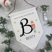 Load image into Gallery viewer, Personalised Santa Stop Here Sign - Nutcracker/ Ballerina