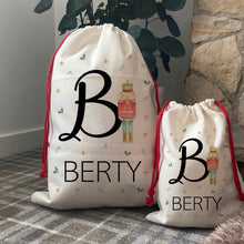Load image into Gallery viewer, Christmas Nutcracker Personalised Santa Sack