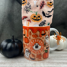 Load image into Gallery viewer, Orange Spooky Vibes Halloween Mug