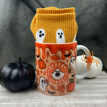 Load image into Gallery viewer, Orange Spooky Vibes Halloween Mug