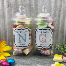 Load image into Gallery viewer, Personalised Easter Rabbit Sweet Jar