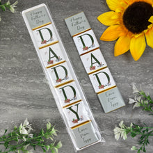 Load image into Gallery viewer, Personalised Dad Chocolate Letter Gift