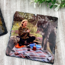 Load image into Gallery viewer, £5.00 Special Offer! Dog Mum / Dog Dad Slate Coaster