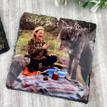 Load image into Gallery viewer, £5.00 Special Offer! Dog Mum / Dog Dad Slate Coaster