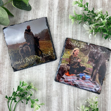 Load image into Gallery viewer, £5.00 Special Offer! Dog Mum / Dog Dad Slate Coaster