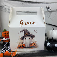 Load image into Gallery viewer, Personalised Halloween Ghost Gift Box