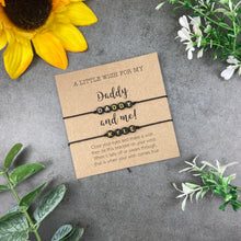Load image into Gallery viewer, Dad and Child Wish Bracelet