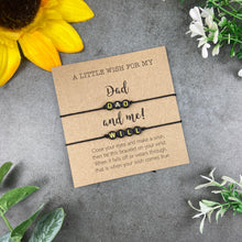 Load image into Gallery viewer, Dad and Child Wish Bracelet