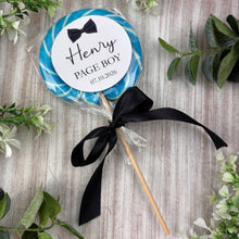 Load image into Gallery viewer, Personalised Page Boy Lollipop