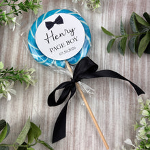 Load image into Gallery viewer, Personalised Page Boy Lollipop