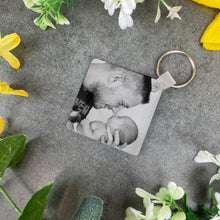 Load image into Gallery viewer, Daddy Personalised Keyring - I love you to the moon and back