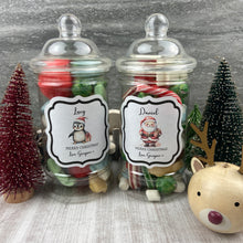 Load image into Gallery viewer, Personalised Christmas Sweet Jar