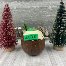 Load image into Gallery viewer, Personalised Christmas pudding Chocolate Orange