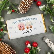 Load image into Gallery viewer, Kids Personalised Christmas Chocolate Bar