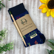 Load image into Gallery viewer, Gardening Design Socks With Plantable Pencil!