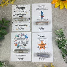 Load image into Gallery viewer, Exam Gift, GCSE gift, A level Gift, Gift card, Congratulations Gift, Money Card Holder, Personalised Gift, Cash Holder, Cash Gift Surprise