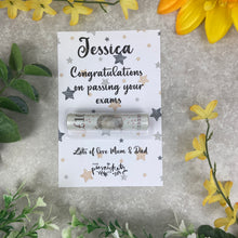 Load image into Gallery viewer, Exam Gift, GCSE gift, A level Gift, Gift card, Congratulations Gift, Money Card Holder, Personalised Gift, Cash Holder, Cash Gift Surprise