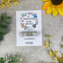 Load image into Gallery viewer, Exam Gift, GCSE gift, A level Gift, Gift card, Congratulations Gift, Money Card Holder, Personalised Gift, Cash Holder, Cash Gift Surprise