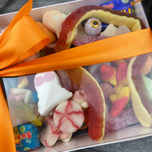 Load image into Gallery viewer, Halloween Pumpkin Personalised Sweet Box
