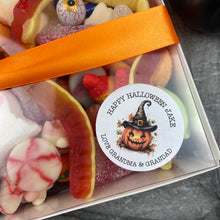 Load image into Gallery viewer, Halloween Pumpkin Personalised Sweet Box