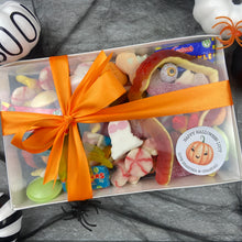 Load image into Gallery viewer, Halloween Pumpkin Personalised Sweet Box-The Persnickety Co