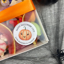 Load image into Gallery viewer, Halloween Pumpkin Personalised Sweet Box