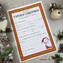 Load image into Gallery viewer, Letter to Father Christmas / Santa Claus