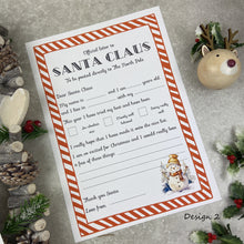 Load image into Gallery viewer, Letter to Father Christmas / Santa Claus