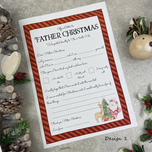 Load image into Gallery viewer, Letter to Father Christmas / Santa Claus
