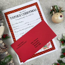 Load image into Gallery viewer, Letter to Father Christmas / Santa Claus