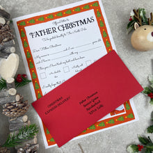Load image into Gallery viewer, Letter to Father Christmas / Santa Claus