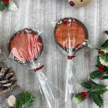 Load image into Gallery viewer, Teacher Christmas Iridescent Lollipop