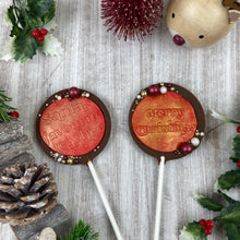 Load image into Gallery viewer, Teacher Christmas Iridescent Lollipop