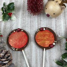 Load image into Gallery viewer, Teacher Christmas Iridescent Lollipop