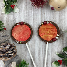 Load image into Gallery viewer, Teacher Christmas Iridescent Lollipop
