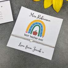 Load image into Gallery viewer, Best Teacher Ever Bracelets