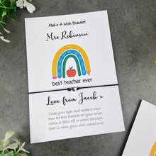 Load image into Gallery viewer, Best Teacher Ever Bracelets