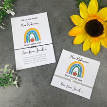 Load image into Gallery viewer, Best Teacher Ever Bracelets