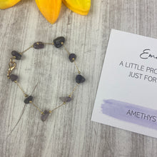 Load image into Gallery viewer, Amethyst Crystal Bracelet
