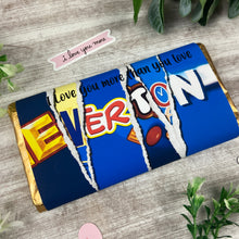 Load image into Gallery viewer, Everton Chocolate Bar - I Love You More Than