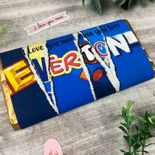 Load image into Gallery viewer, Everton Chocolate Bar - I Love You More Than