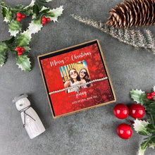 Load image into Gallery viewer, Personalised Christmas Beaded Bracelet