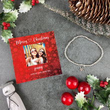 Load image into Gallery viewer, Personalised Christmas Beaded Bracelet