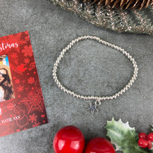 Load image into Gallery viewer, Personalised Christmas Beaded Bracelet