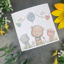 Load image into Gallery viewer, Father's Day Teddy Bear Card