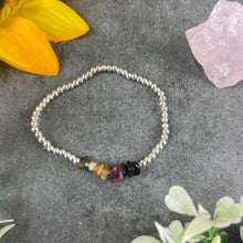Load image into Gallery viewer, Watermelon Tourmaline Beaded Bracelet