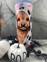 Load image into Gallery viewer, Cute Highland Cow Halloween Tumbler