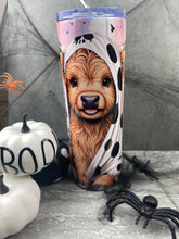 Load image into Gallery viewer, Cute Highland Cow Halloween Tumbler-The Persnickety Co