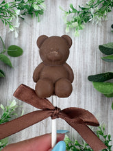 Load image into Gallery viewer, Chocolate Teddy Bear Lollipop