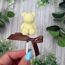 Load image into Gallery viewer, Chocolate Teddy Bear Lollipop
